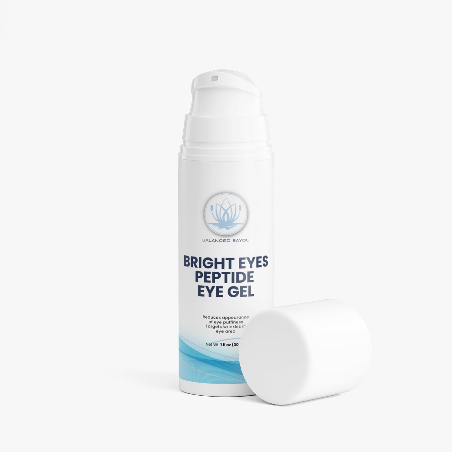 Bright Eyes Peptide Eye Gel | Depuffing Eye Cream for Dark Circles & Puffiness