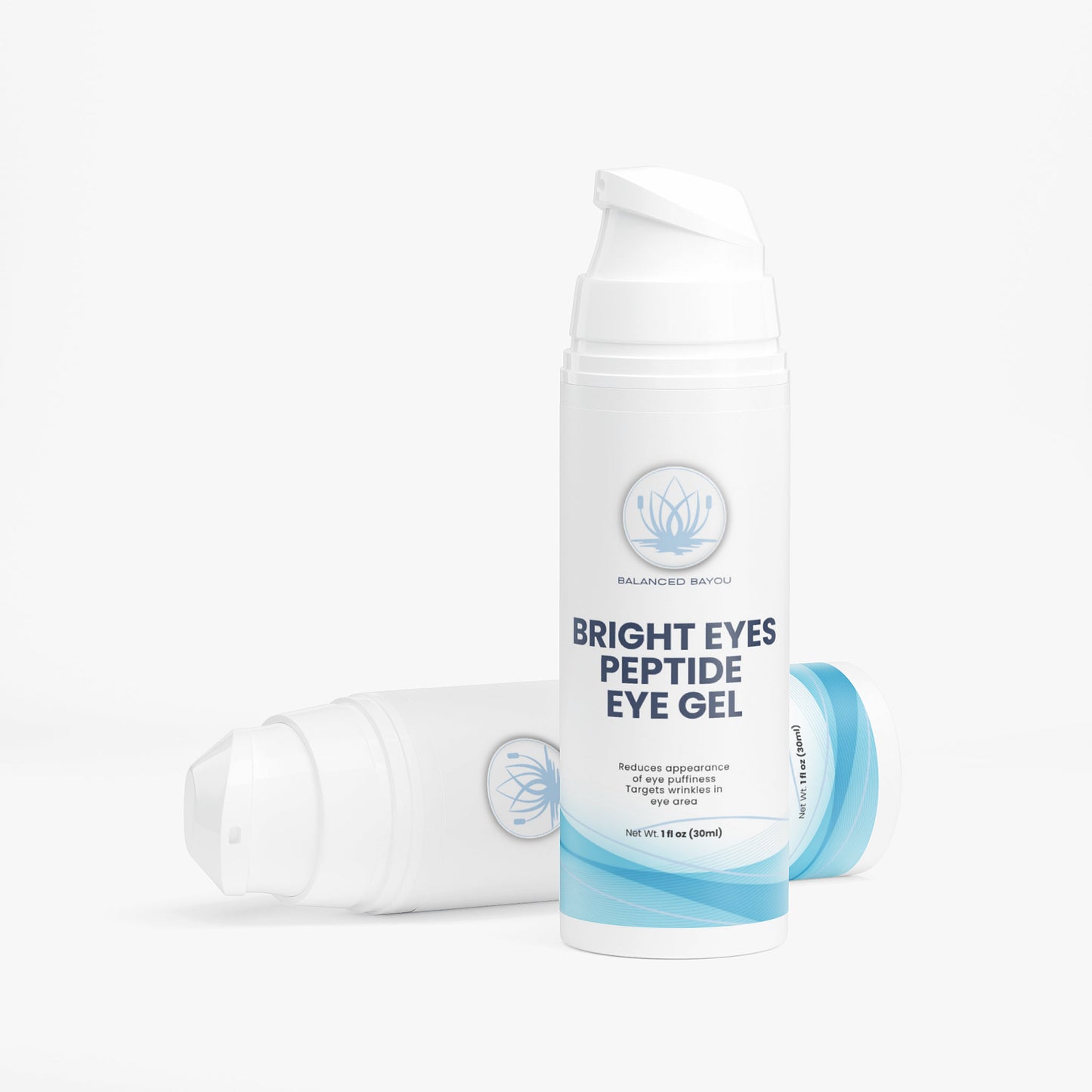 Bright Eyes Peptide Eye Gel | Depuffing Eye Cream for Dark Circles & Puffiness