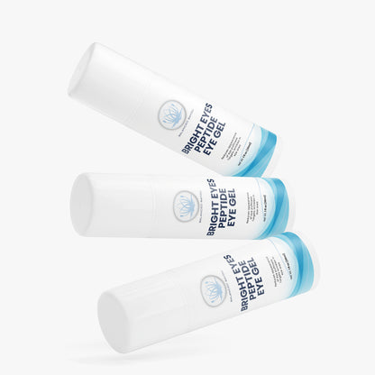 Bright Eyes Peptide Eye Gel | Depuffing Eye Cream for Dark Circles & Puffiness