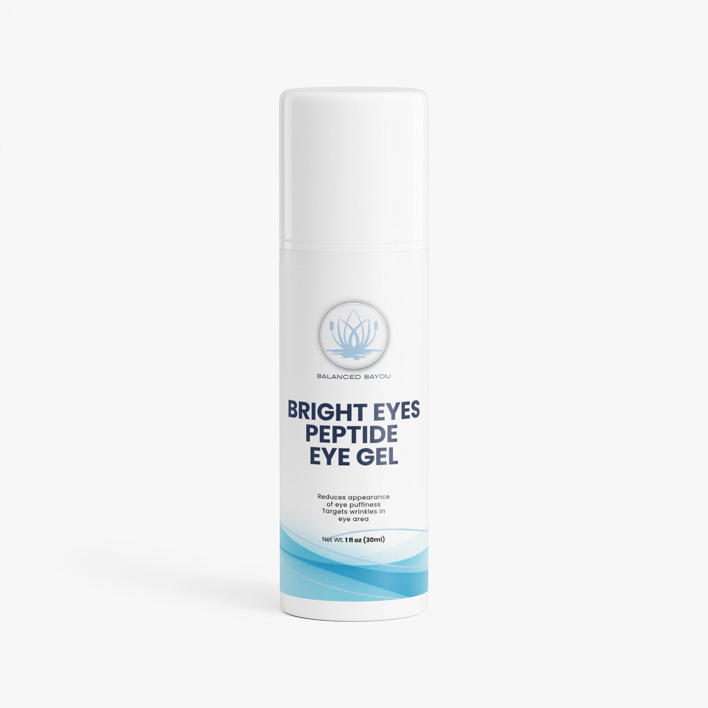 Bright Eyes Peptide Eye Gel | Depuffing Eye Cream for Dark Circles & Puffiness