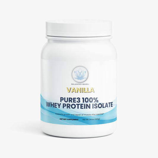 Balanced Bayou Pure3 100% Whey Protein Isolate (Vanilla)