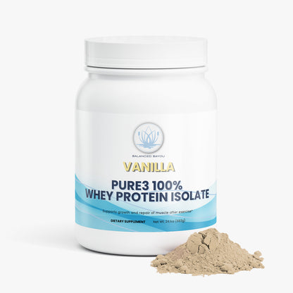 Balanced Bayou Pure3 100% Whey Protein Isolate (Vanilla)