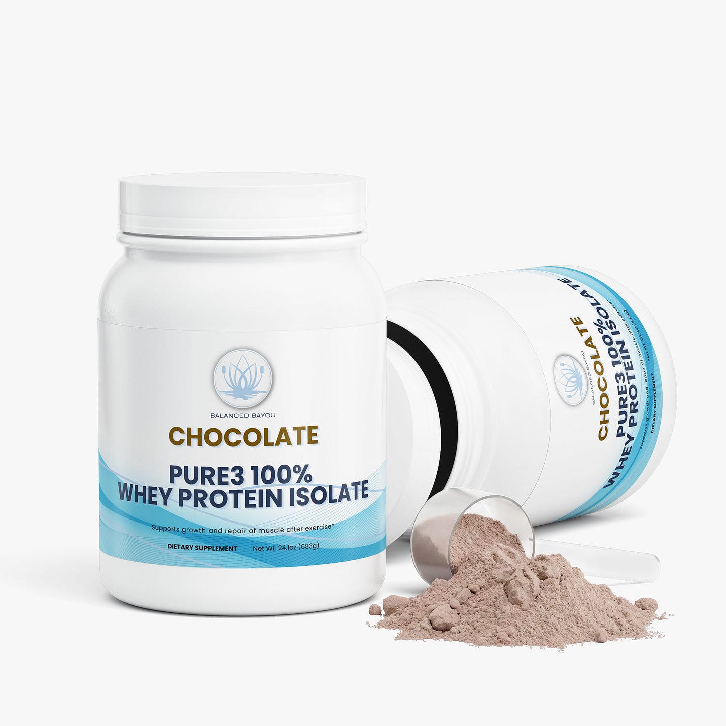Balanced Bayou Pure3 100% Whey Protein Isolate (Chocolate)