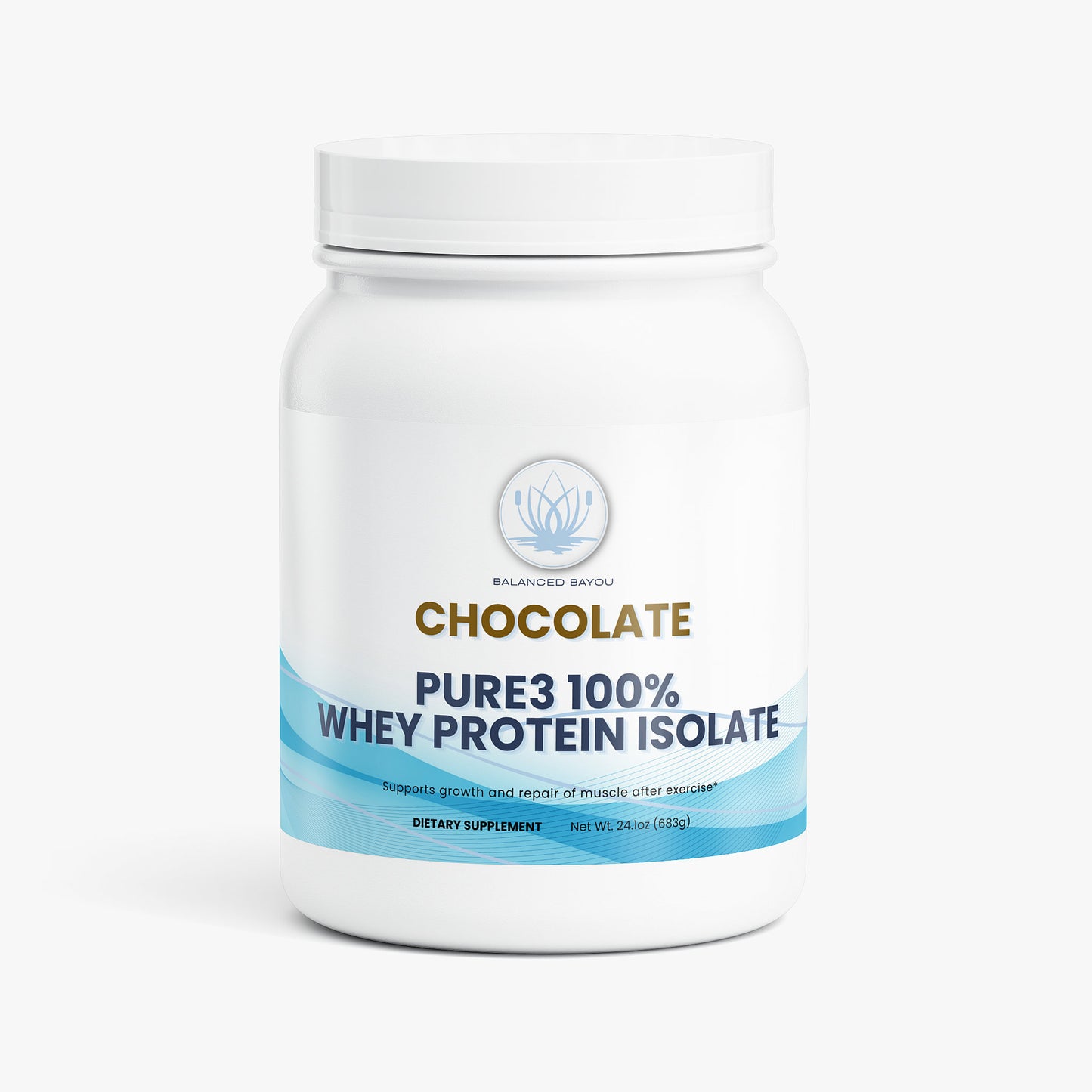 Balanced Bayou Pure3 100% Whey Protein Isolate (Chocolate)