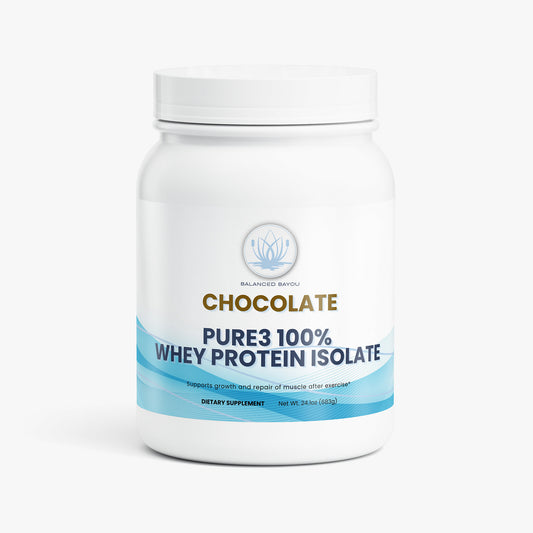 Balanced Bayou Pure3 100% Whey Protein Isolate (Chocolate)