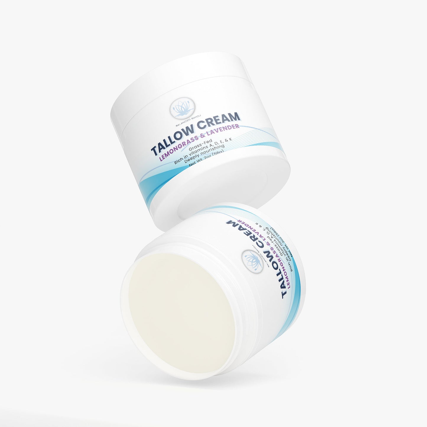 Balanced Bayou Tallow Cream Lemongrass & Lavender