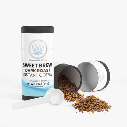 Balanced Bayou Sweet Brew Instant Coffee (Dark Roast)