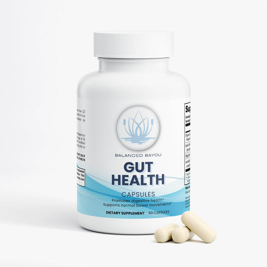 Balanced Bayou Gut Health – Daily Prebiotic & Probiotic Blend for Digestive Support (60 Capsules)