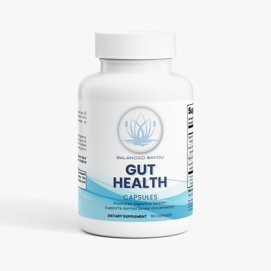 Balanced Bayou Gut Health – Daily Prebiotic & Probiotic Blend for Digestive Support (60 Capsules)