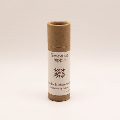 vanilla & chamomile tallow lip butter