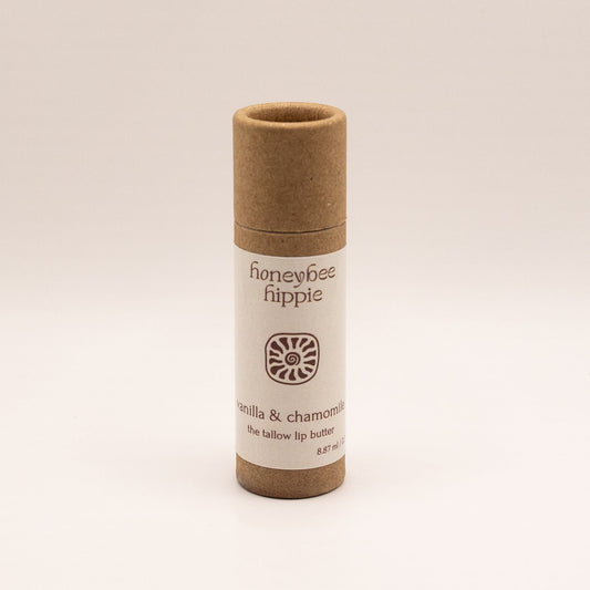vanilla & chamomile tallow lip butter