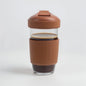 Borosilicate Glass Coffee Cup - Brown
