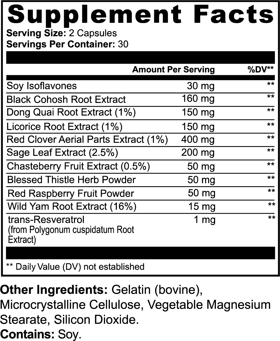 Balanced Bayou Women's Vitality Formula