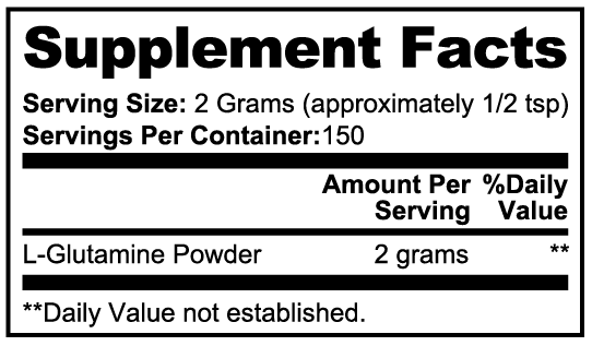 Balanced Bayou L-Glutamine Powder – Pure Amino Acid Supplement (500 g)