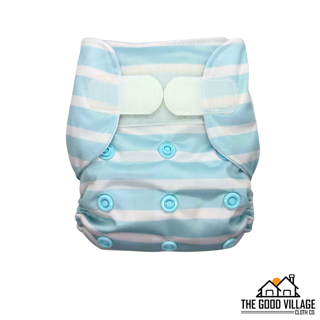 Newborn All-in-One Diaper | Sailor's Breeze