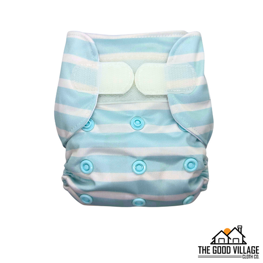 Newborn All-in-One Diaper | Sailor's Breeze