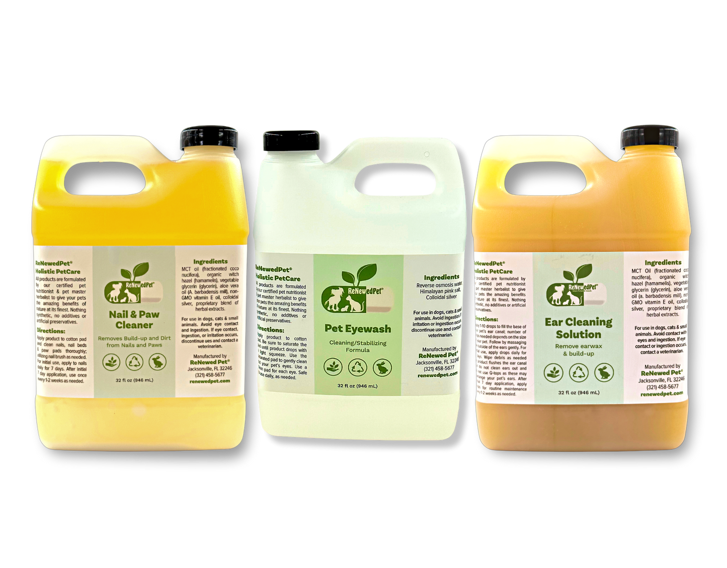 4-ALL PETS EAR, NAIL & EYEWASH KIT