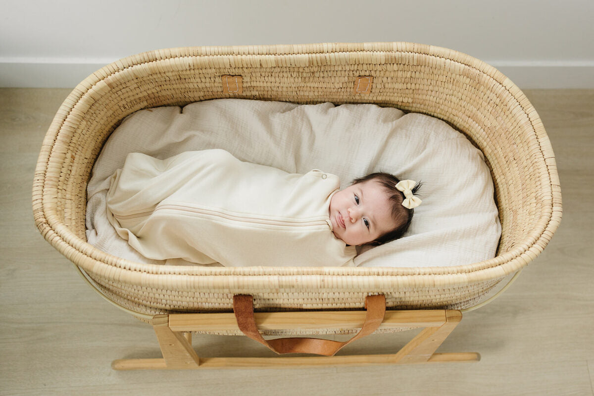 GOTS Certified Newborn Sleepsack Swaddle - Natural