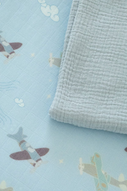 Organic Cotton Gauze Muslin Swaddle Blanket