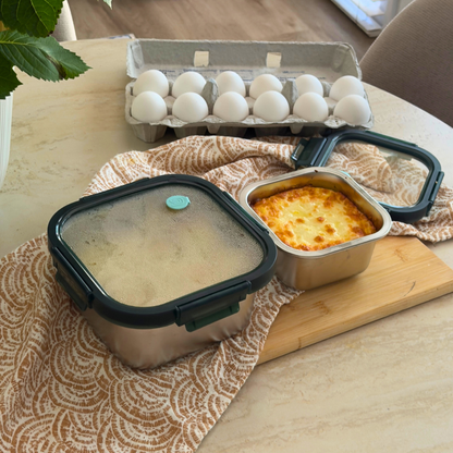 Square Stainless Steel Containers