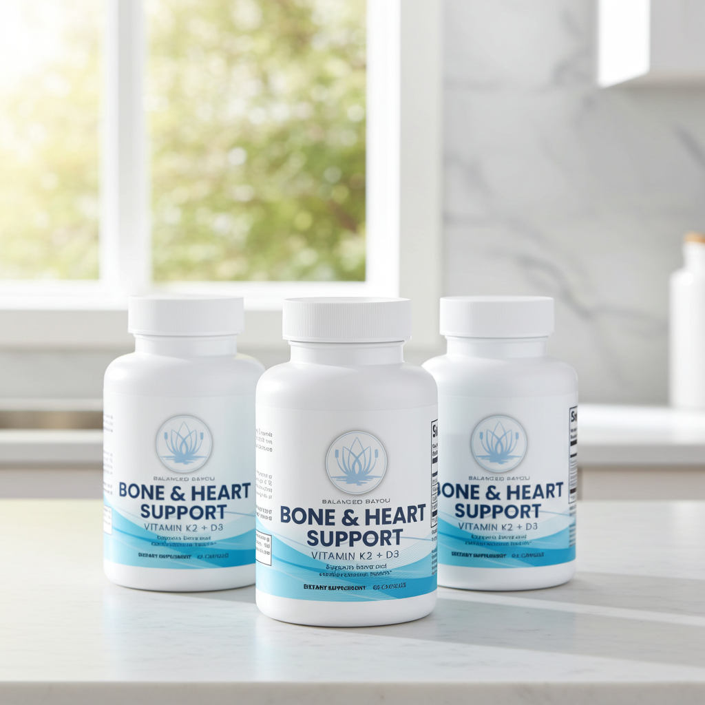 Vitamins D3 and K2 - Bone & Heart Support - 3 Month Bundle