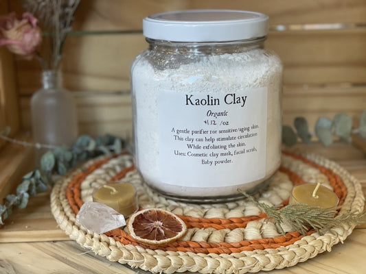Kaolin Clay, bulk/oz