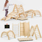 5in1 Montessori Climbing Set: Pikler, Climbing Arch, Slide, Net & Cushion