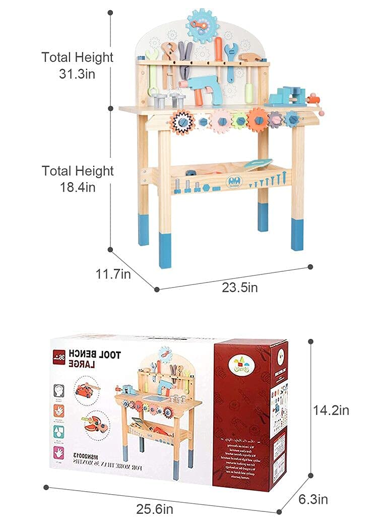 Wooden Workbench Set