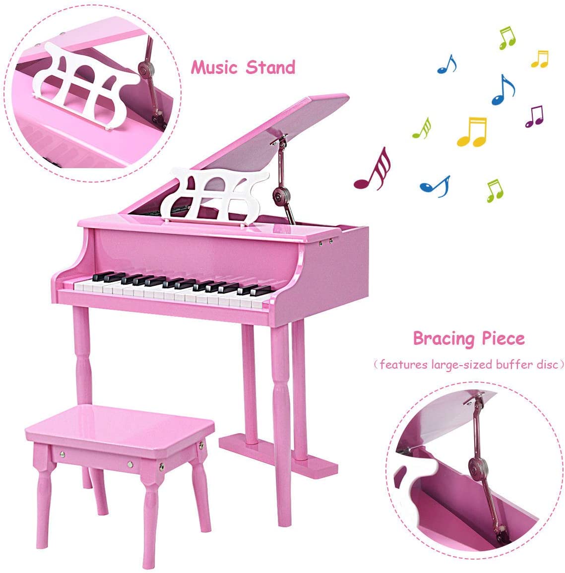 Wooden Grand Piano