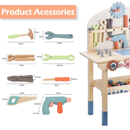 Wooden Workbench Set