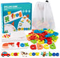 See and Spell Letter Matching Game for Kids Wooden Alphabet Learning Toy with Flash Cards