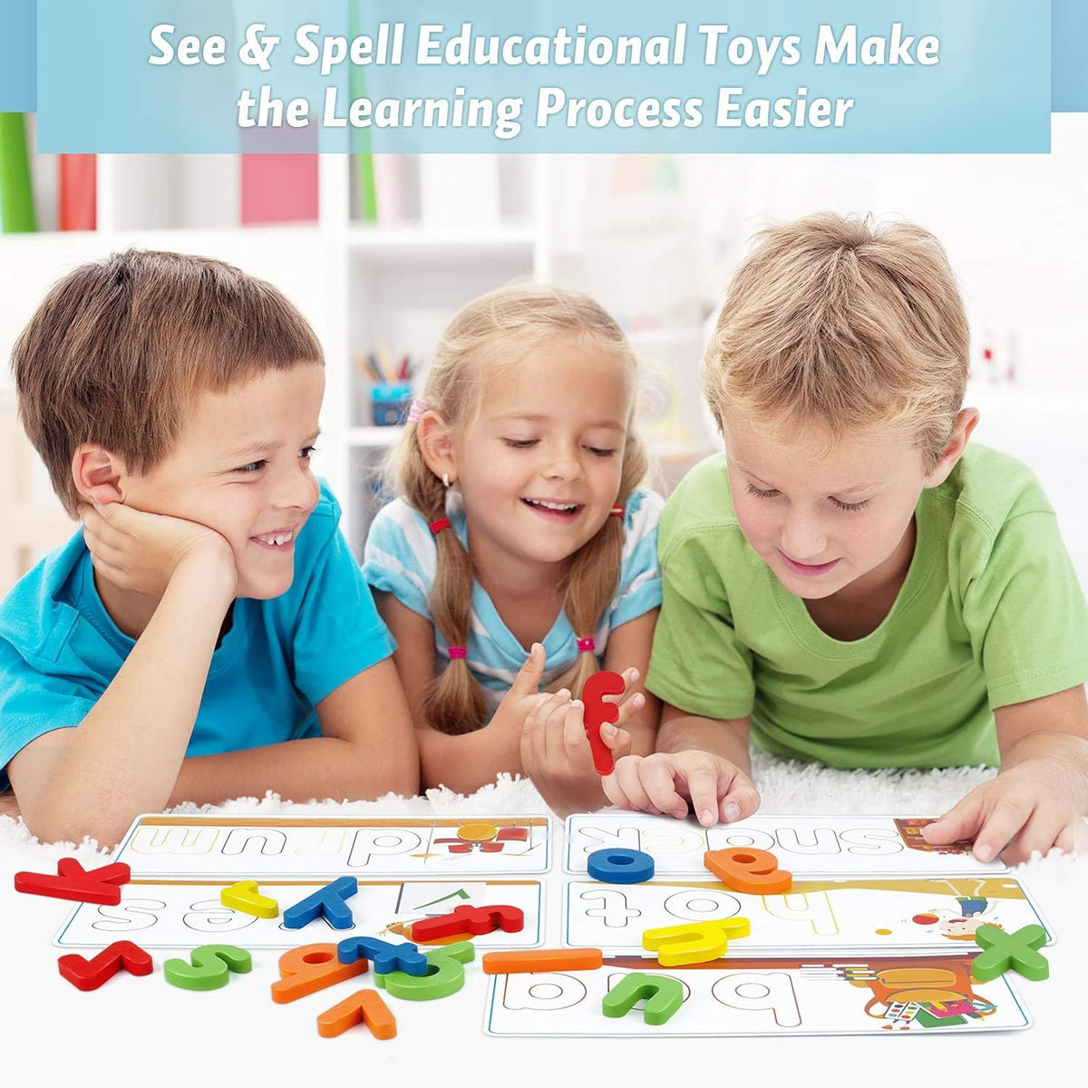 Montessori Spelling Cardinal Game Learn and Write