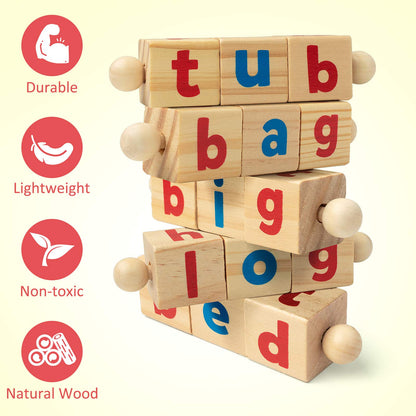 Wooden Reading & Spelling Game