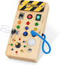 Little Explorer LED Busy Board Montessori Sensory Toy for Curious Toddlers: Fun & Educational For Toddlers & Pre Schoolers