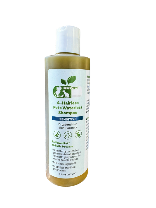 4-HAIRLESS PETS SENSITIVE WATERLESS SHAMPOO