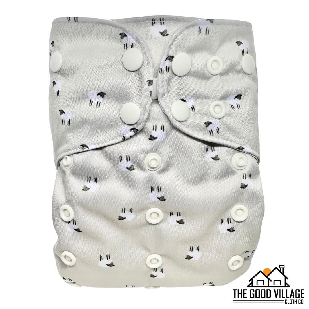 One Size Pocket Diaper | Sheep Tofu