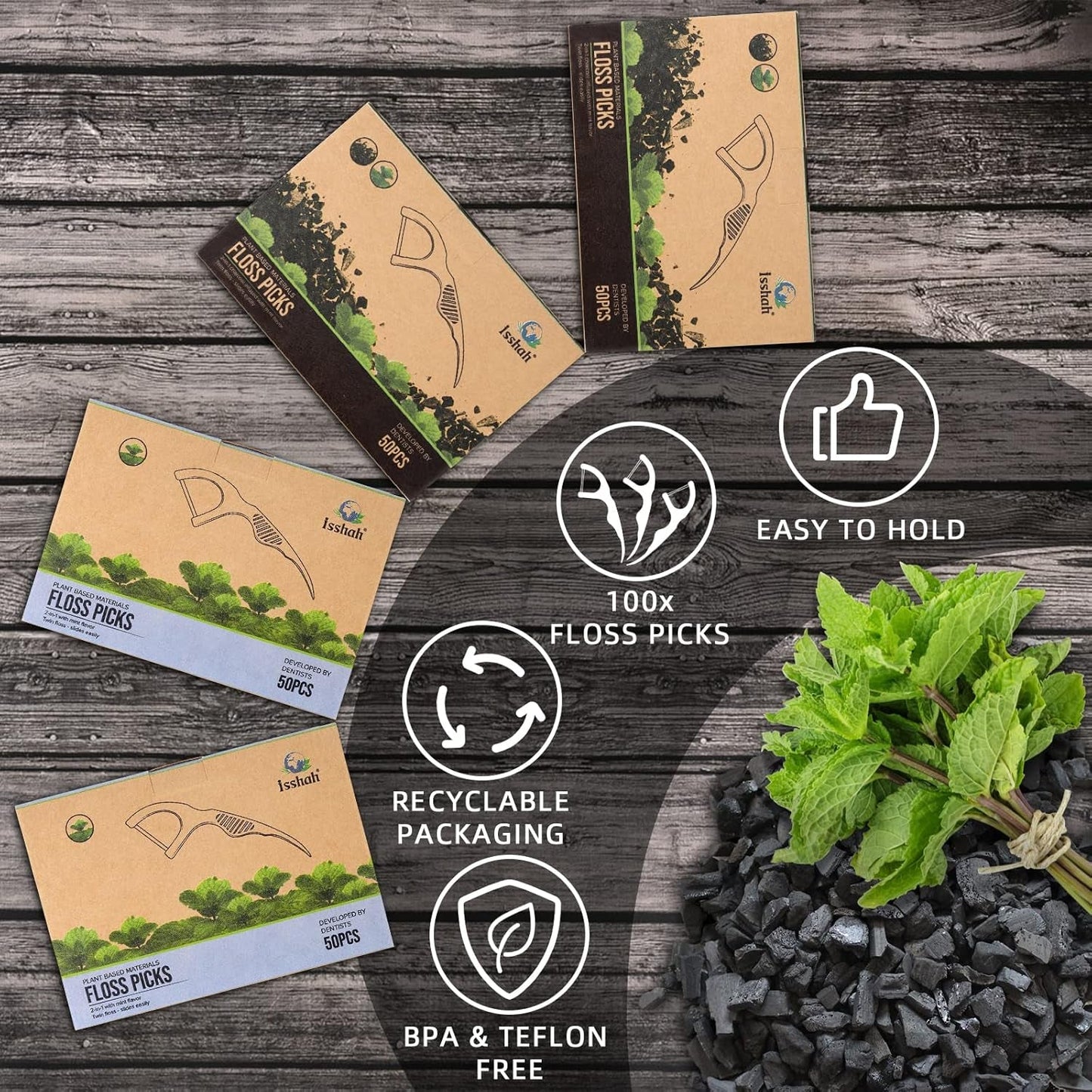 Premium Eco-Friendly Dental Floss Picks — For a Healthier Smile and Planet