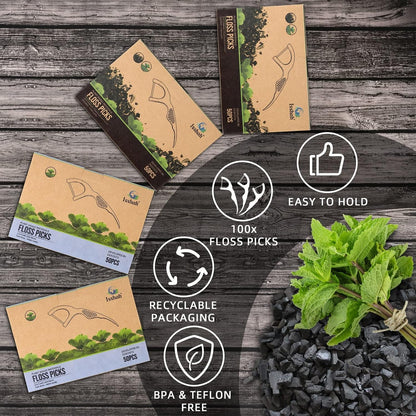Premium Eco-Friendly Dental Floss Picks — For a Healthier Smile and Planet
