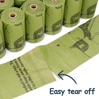 Eco-Friendly Biodegradable Dog Poop Bags – Extra Thick, Leak-Proof & Scented or Unscented Options