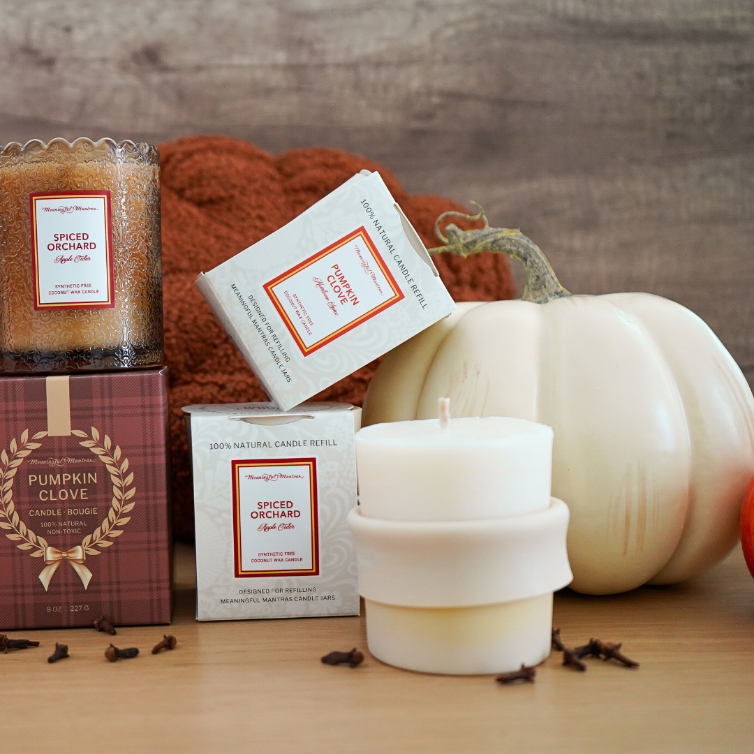 Pumpkin Clove Natural Candle 8oz Kaia Collection Refill