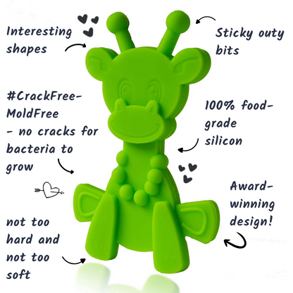 Little bamBAM Baby Teething Toy - Lime
