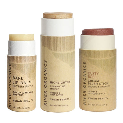 Lip + Highlighter + Blush Set
