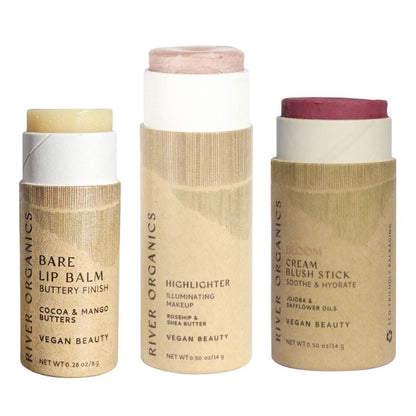 Lip + Highlighter + Blush Set