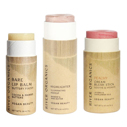 Lip + Highlighter + Blush Set