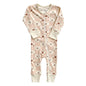 GOTS Certified Organic Cotton Zippy - Checkered Bear