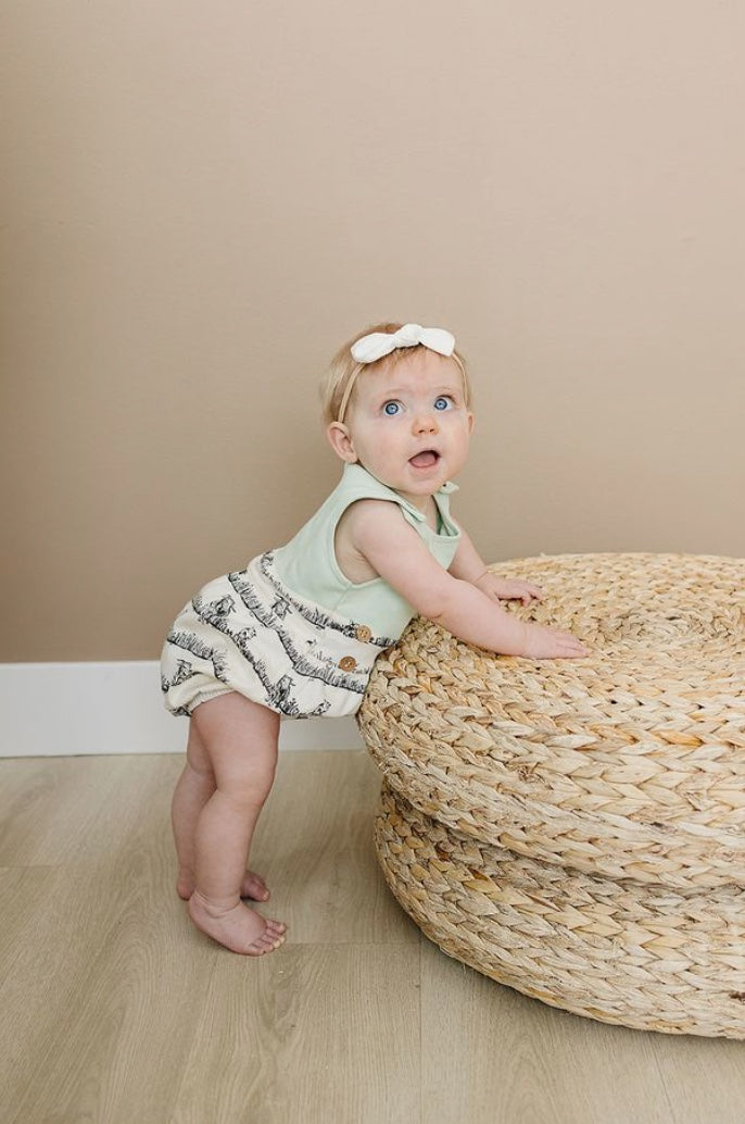 GOTS Certified Organic Cotton Bubble Romper - Billie & Kid