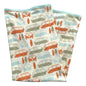 GOTS Certified Organic Cotton Blanket - Vintage Busses