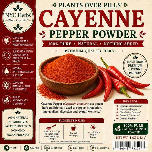 Cayenne Pepper Powder | Metabolism Boost & Circulatory Support