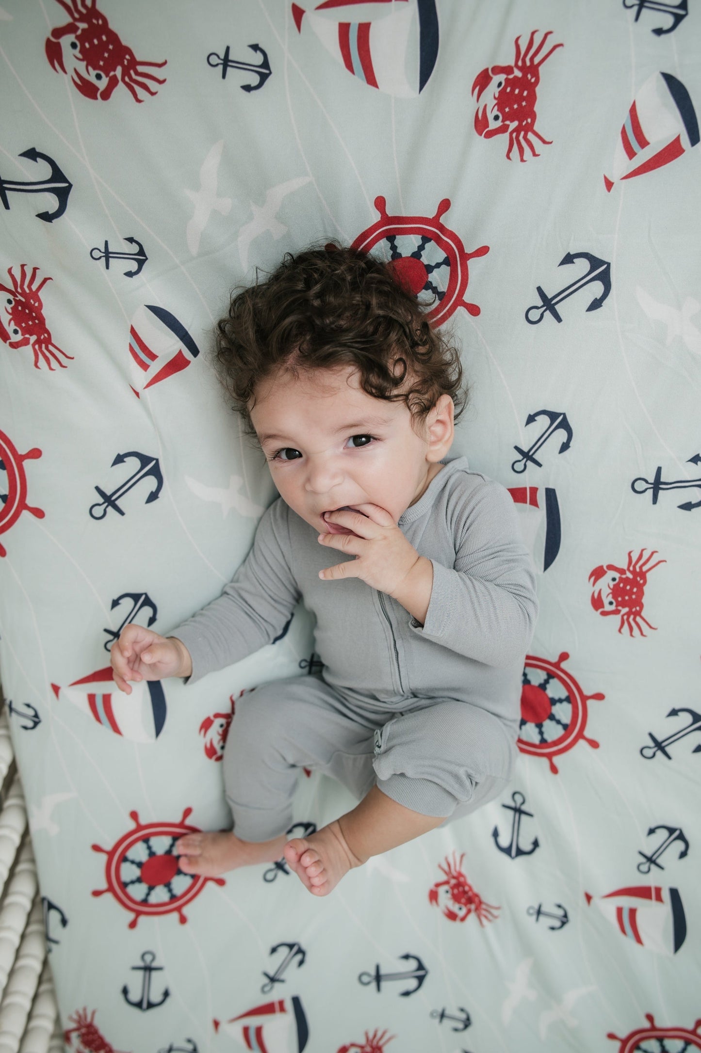 Ahoy Little One Crib Sheet