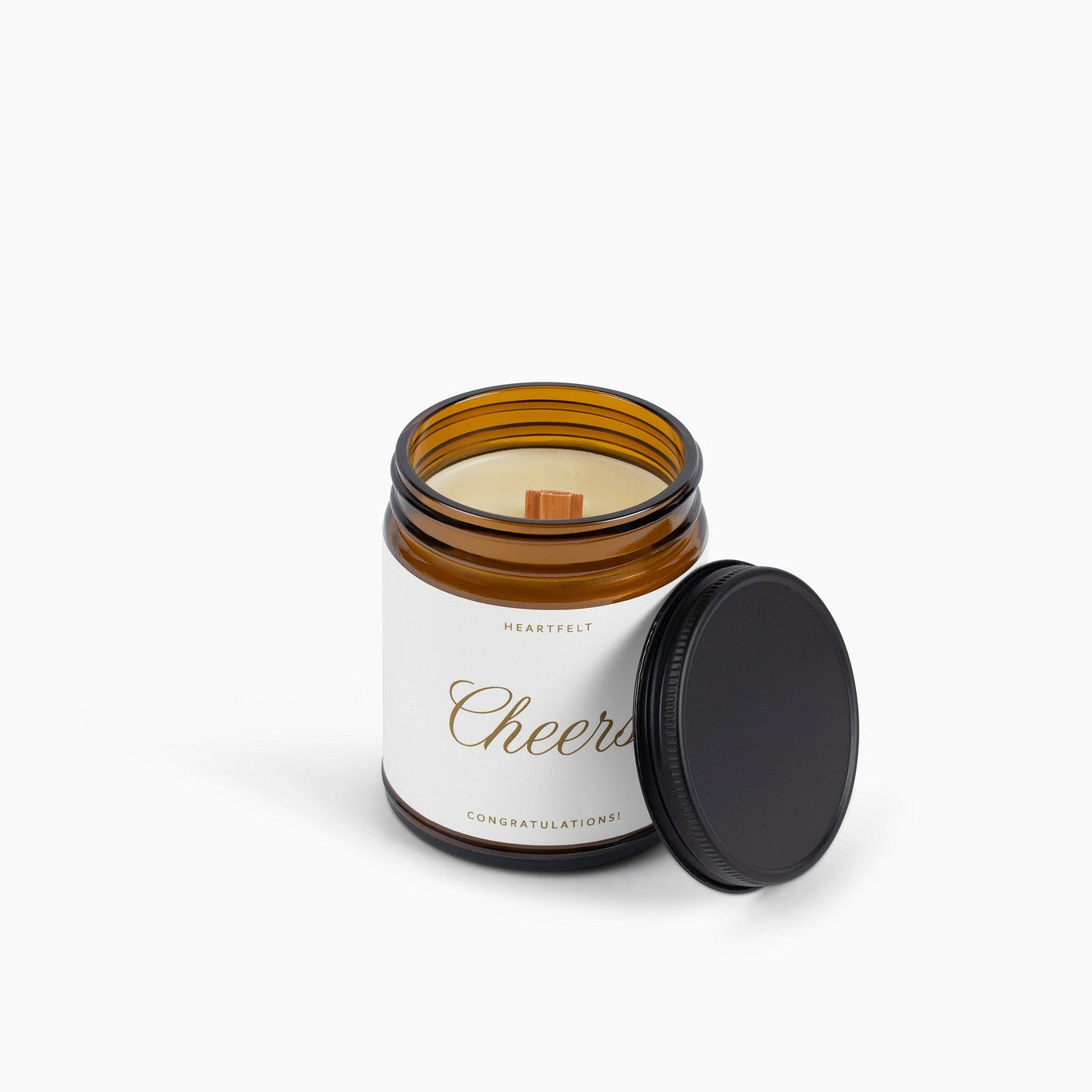 Cheers! Congratulations Jar Candle